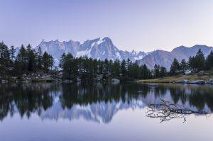 Les Jorasses en leur miroir