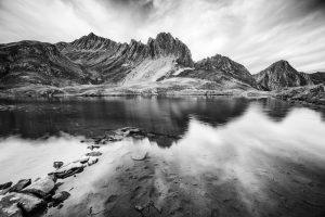 Le ciel derrière la Pointe Motte