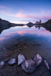 Les cailloux dans l'eau